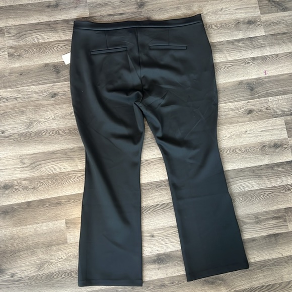 NWT Good American Scuba Boss Straight Trouser in Black size 26 Plus - Picture 11 of 12